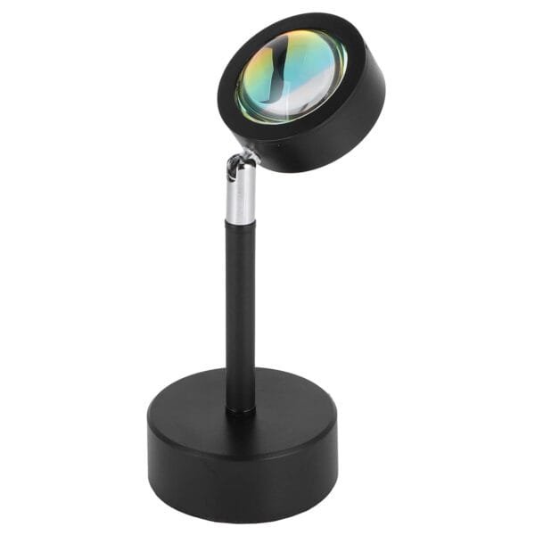 Sunset Lamp Projector | Rainbow Lamp | Eternal Sunset Night Light Projector LED Lamp | 180 Degree Rotation USB Plug-in Halo Lamp | Room Decor Stand Light (Rainbow) (Rainbow) - Image 7
