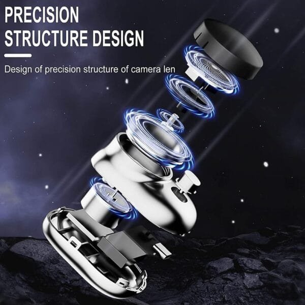 Portable Shaver, Wireless Mini Electric Shaver, Rechargeable Razor, Compact Pocket Size Shaver for Men, Easy One-Button Use Suitable for Home Travel and Gifts - Image 2