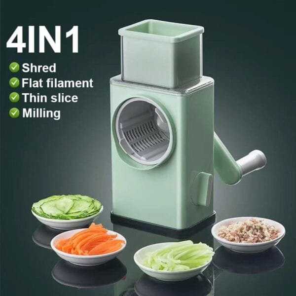 Multi Function Vegetable Cutter. Multi Functional 4 in 1 vegetable Cutter is an ideal for every kitchen. - Image 2