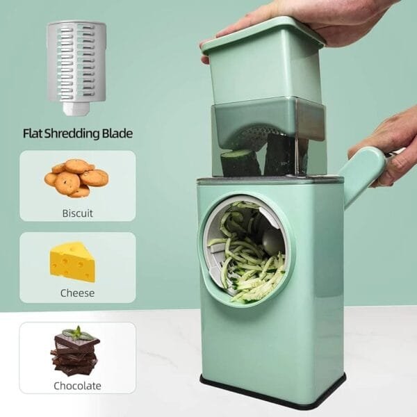 Multi Function Vegetable Cutter. Multi Functional 4 in 1 vegetable Cutter is an ideal for every kitchen. - Image 5