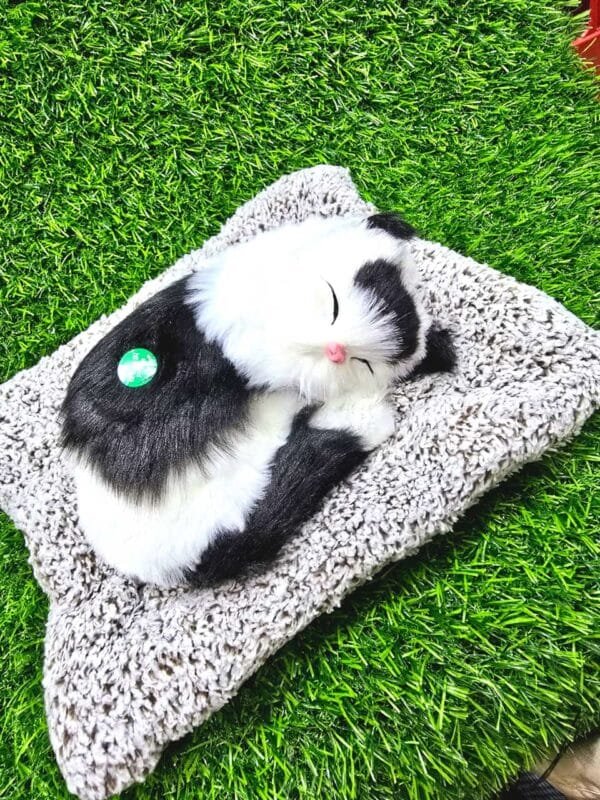 Car Dashboard Cute, Car Cute Cat Car Dashboard Toys Car Doll Plush Simulation Sleeping Cat Auto Interior Home Decor Furnishing Accessory (Cat) 23 x 18cm No Ratings - Image 5