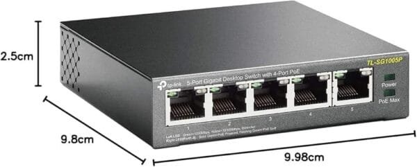 TP-Link LS105GP 5 Port Gigabit PoE Switch - Image 2