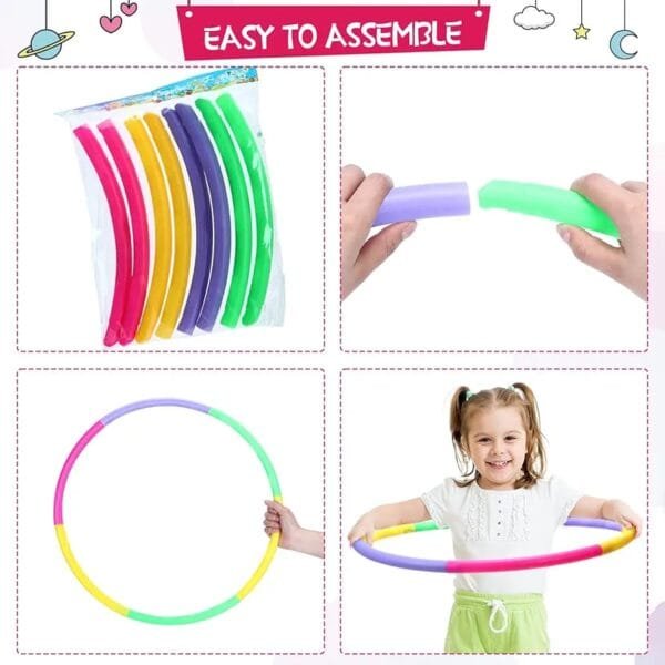 Kids Sport Hula Hoop Sport Series - Yoga Waist Exercise Slimming Sports Hoops for Children Body Building Massage Gymnastics Ring Fitness Equipment