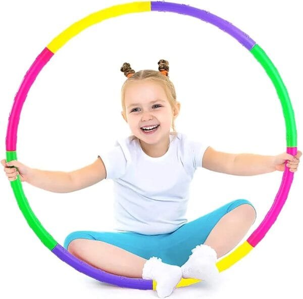 Kids Sport Hula Hoop Sport Series - Yoga Waist Exercise Slimming Sports Hoops for Children Body Building Massage Gymnastics Ring Fitness Equipment - Image 2