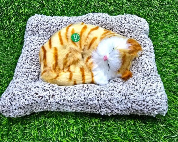Car Dashboard Cute, Car Cute Cat Car Dashboard Toys Car Doll Plush Simulation Sleeping Cat Auto Interior Home Decor Furnishing Accessory (Cat) 23 x 18cm No Ratings - Image 6
