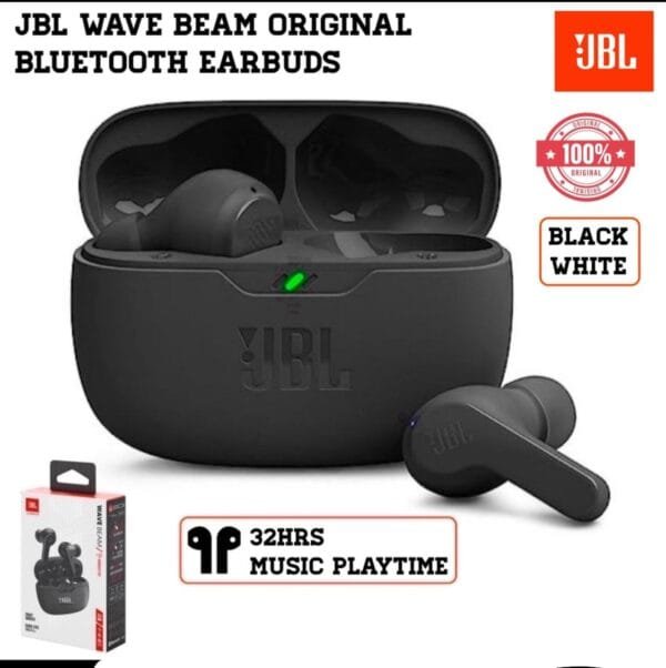 JBL Wave Beam in-Ear Wireless Earbuds (TWS) with Mic