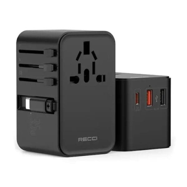 Recci RCG-P06 PD 35W Universal Fast Charger Black - Image 2