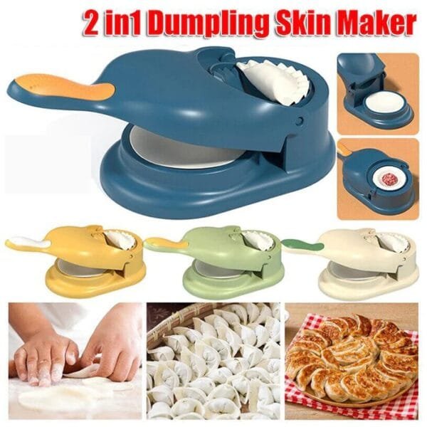 2-in-1 Dumpling Maker Machine - Kitchen Helper for Homemade Delights