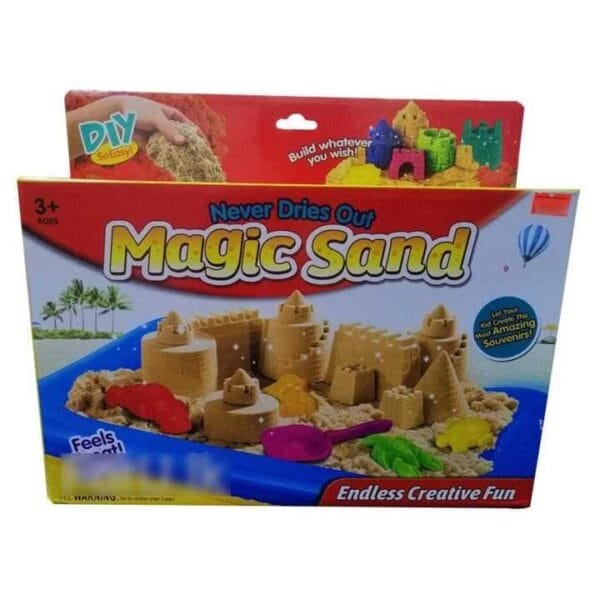 Creative Magic Sand for Kids – Kinetic Sand Kit- Activity Toys