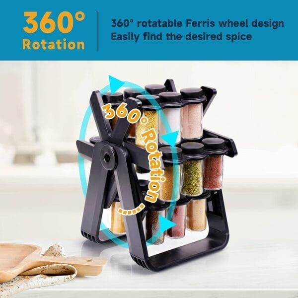 Rotating Spice Rack - 18 Jar - Image 4