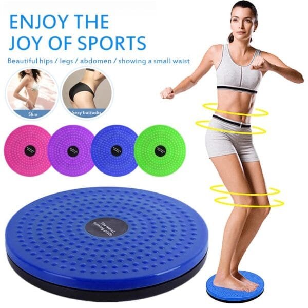 Twist Waist Disc Board Body Fitness body slimming rotaing disc exercise disc- Multi Color