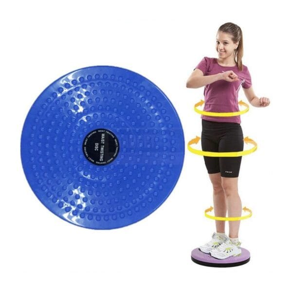Twist Waist Disc Board Body Fitness body slimming rotaing disc exercise disc- Multi Color - Image 2