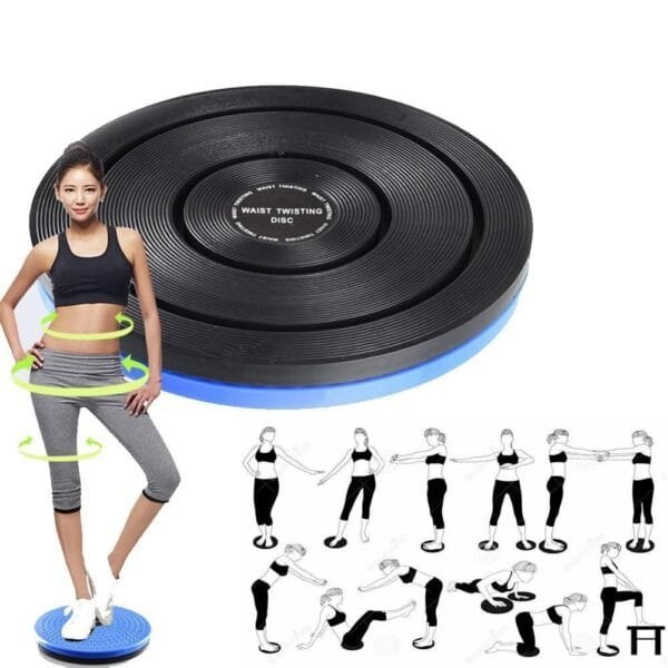 Twist Waist Disc Board Body Fitness body slimming rotaing disc exercise disc- Multi Color - Image 3