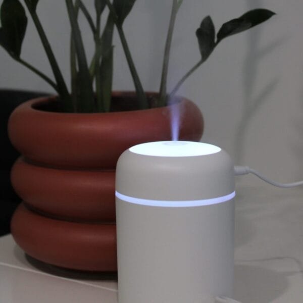 Portable 300ml Electric Air Humidifier Aroma Oil Diffuser USB Cool Mist Sprayer with Colorful Night Light for Home Car - Image 5