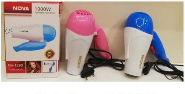Professional Nova Foldable Hair Dryer , Compact and Powerful Nova 1000w - Image 3