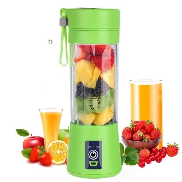 High Quality Portable Rechargeable USB Juicer Blender Ultimate Fruit Blender Juice Bottle Cup - Image 3