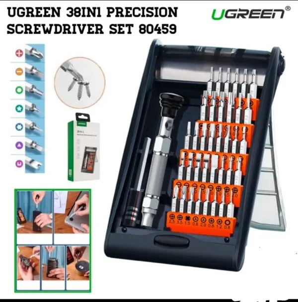 UGREEN 38 In 1 Aluminum Alloy Screwdriver Set - 80459