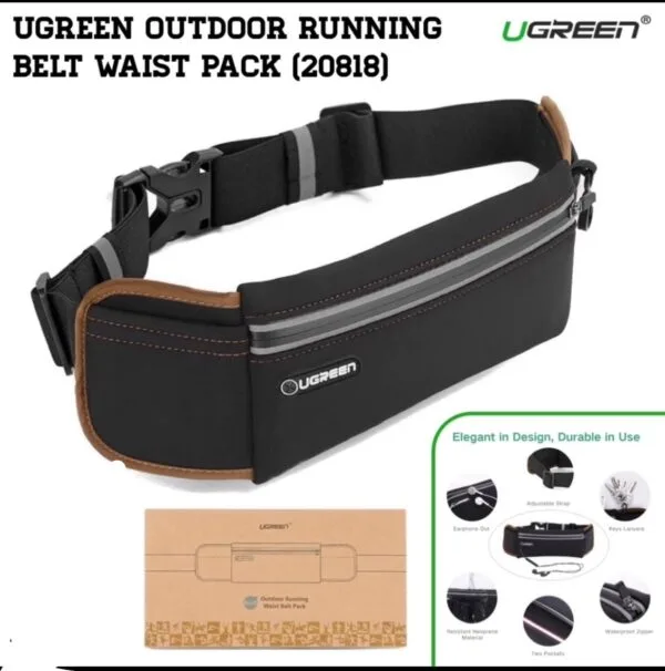 UGREEN Outdoor Running Belt Waist Pack 20818